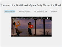 Tablet Screenshot of ghatiparty.com